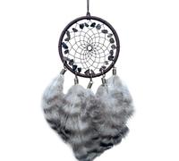 ISAKEN Attrape-rêves,Pendentif de Rétroviseur,Voiture Faite Main,Capteur de rêves avec Pompons,Attrape de rêves Accessoire Suspendu de Décoration pour Voitures,Chambre à Coucher et Bureau