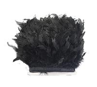 ISAKEN Boa en Plumes 5 Mètres, Plumes de Dinde Boas en Plumes de Dinde de de duveteuses pour châle, boa en Plumes pour Sapin de Noël Plumes de Dinde Boa pour Bricolage Noël Carnaval