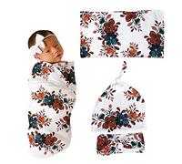 ISAKEN Couverture Bebe, Sac de Couchage pour Nourrisson Emmaillotage Bebes Langes Bebe pour Nouveau-Né Langes Bebe Indispensable pour Nouveau-né Garçon et Fille Puériculture Bebes