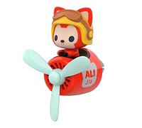 ISAKEN Désodorisant de voiture - Ours de dessin animé - Parfum de voiture - Parfum intérieur - Clips de sortie d'air - Diffuseur de voiture - Aromathérapie - Accessoire d'intérieur - Tête de mort