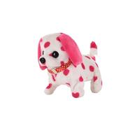 ISAKEN - Jouets interactifs pour Chiens, Chiot Qui aboie et Marche, Peluche, Animaux en Peluche interactifs, Cadeau d'anniversaire pour Enfants Filles