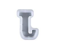 ISAKEN Moule en Silicone en Forme d'alphabet, Moule Alphabet Cake Gabarit Lettre Silicone Moule, Moule en Silicone Lettre Moule à Lettre en Silicone 3D Fait Main Moules Lettre DIY Artisanat