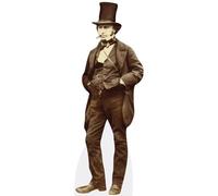Isambard Kingdom Brunel (1857) Silhouette en Carton Taille Mini