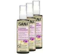 ISANA Huile nettoyante nourrissante, 500 ml (5 x 100 ml flacons) - Nettoie en douceur le visage, les lèvres et les yeux - Convient particulièrement aux peaux sèches et sensibles
