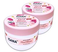 ISANA Lot de 2 crèmes pour le corps Floral Blossom Crème 2 x 500 ml