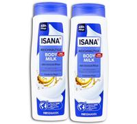 ISANA Lot de 2 paquets de lait corporel riche pour peaux sèches 2 x 400 ml