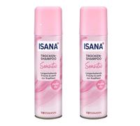 ISANA Lot de 2 shampoings secs ISANA Sensitiv | 2 x 200 ml