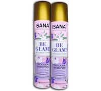 ISANA Lot de 2 shampoings secs professionnels Be Glam 2 x 200 ml