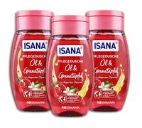 ISANA Lot de 3 gels douche de soin à l'huile et à la grenade 3 x 250 ml