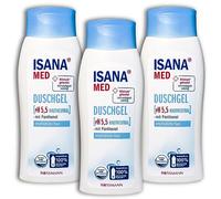 ISANA Med Lot de 3 gels douche PH5 neutre pour la peau 3 x 250 ml