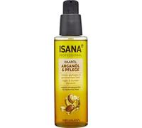 ISANA PROFESSIONAL Huile capillaire Huile d'argan & soin, Flacon de 100 ml - Cheveux abîmés & secs - Huile de soin contient de l'huile d'argan & de tournesol