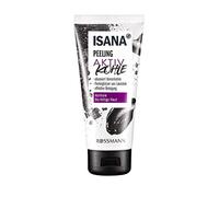ISANA Young Peeling Charbon actif 100 ml Peau normale à grasse, élimine les impuretés et les salissures, granulés exfoliants en pierre de lave, végétalien
