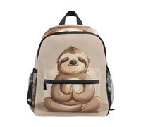 ISAOA Petit sac à dos d'école, petit sac à dos d'école, sac à dos d'école maternelle décontracté pour garçons et filles Motif paresseux assis