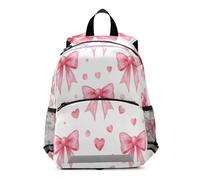 ISAOA Sac à dos pour enfant - Mini sac à dos mignon - Couleur poudre - Papillon - Cœur d'amour pour bébé fille et garçon