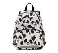 ISAOA Sac à dos pour enfant - Mini sac à dos mignon et heureux panda pour bébé fille garçon