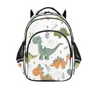 ISAOA Sac à dos pour enfant - Pour enfants de 3 à 8 ans - Dinosaures préscolaires ou maternelles, multicolore, S