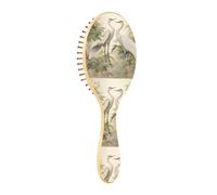 ISAOA Wet Brush Brosse à cheveux démêlante - Tous types de cheveux - Poils doux glissent à travers les nœuds avec facilité - Feuilles vertes Daniel Crane pour cheveux secs et humides