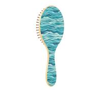 ISAOA Wet Brush Brosse à cheveux démêlante - Tous types de cheveux - Poils doux qui glissent à travers les nœuds avec facilité - Vague de mer pour cheveux secs et mouillés