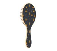 ISAOA Wet Brush Brosse à cheveux démêlante - Tous types de cheveux - Poils doux qui glissent à travers les nœuds avec facilité - Mini ananas pour cheveux secs et humides