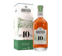 ISAUTIER - Isautier 10 ans - Rhum agricole - 40% Alcool - Origine: France/La réunion - Notes de Vanille & Epices - Vieilli en fût de chêne français - 70 cl