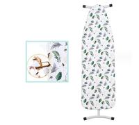 ISAVIA Vert Housse Table À Repasser 140x50cm148x55cm Housse Table À Repasser pour Centrale Vapeur avec Rembourrage Épais，Cordon De Serrage Montage Rapide(140x50cm/54x19in)