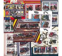 ISB Collection 20 Blocs de Timbres Motos différents