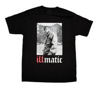Isb Products Ill Street Blues Golden Era Real Hip Hop Illmatic T-Shirt Graphic Tee Printed Top Mens Black Shirt XXL