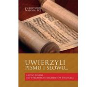 ISBN Croire en l'Ecriture et en la Parole... Lectio divina sur des passages choisis de l'Evangile, polonais, couverture de brochure, 204 pages(s)