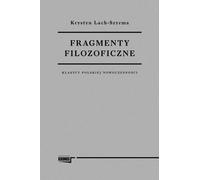 ISBN Fragments philosophiques, polonais, couverture de brochure, 340 pages(s)