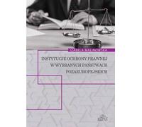 ISBN Les institutions de protection juridique dans une sélection de pays non européens, Pologne, Couverture de brochure, 230 pages(s)