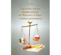 ISBN Les systèmes d'assurance pension en Italie et en Pologne - Une étude comparative, Pologne, Couverture de la brochure, 192 pages(s)