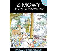 ISBN Livre de divertissement d'hiver Jeux éducatifs 5-7 ans, Polonais, Couverture de brochure, 80 page(s)
