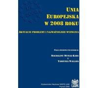 ISBN L'Union européenne en 2008 Questions d'actualité et défis majeurs, Pologne, Couverture de la brochure, 294 pages(y)
