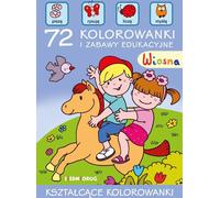 ISBN Spring 72 livres de coloriage et jeux éducatifs, polonais, couverture de brochure, 72 page(s)