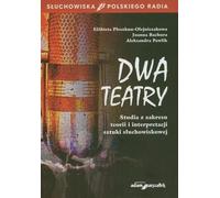 ISBN Two Theatres Studies in the Theory and Interpretation of Radio Play, polonais, couverture de brochure, 498 p(y)