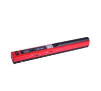 iScan Mini scanner portable 300/600/900 DPI format JEPG PDF compact rouge, 255 x 28 x 25 mm