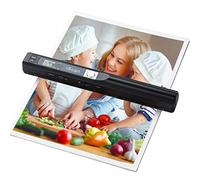 iSCAN Scanner Portable 900 DPI A4 Scanner de Documents Portable pour Affaires, Photo, Photo, reçus, Livres, sélection de Format JPG/PDF, avec Carte SD 16 Go