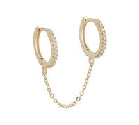 ISCBAFYX 1 pcs 925 Bagues d'oreille en Argent Sterling pour Femmes Filles Cadeau de fête Pendientes Brincos Prévenir l'allergie Bijoux féminins yc630 (Gem Color : 3)