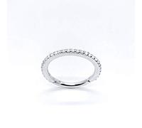 ISCBAFYX 2pcs 925 Sterling Silver Pendientes Bling Crystal Cartilage Hoop Boucle d'oreille Os Earlobe Piercing Boucle Yc623 (Gem Color : Silver Color, Metal Color : 6mm)