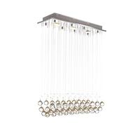 ISCBAFYX 3 lumières de Suspension Traditionnelles Crystal Crystal Moderne plafonnier Cafe Bar Salon Restaurant Island Chandelier Fixtur