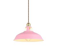 ISCBAFYX Abat-Jour de en métal de Couleur, plafonnier encastré de Style créatif, Lampe à Suspension de décoration de Source de lumière E27, Lampe Suspendue de Magasin de vêtements de café de Balcon