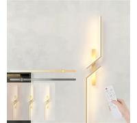 ISCBAFYX Applique Murale d'intérieur, Applique Murale d'intérieur, luminaires de Chambre à Coucher, pour Salon, escalier, Couloir, Noir Or (Or, 120 cm)