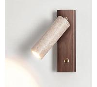 ISCBAFYX Appliques, 3W Home LED Wall s pour Spot Appliques Murales Applique Murale/Marron