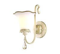 ISCBAFYX Appliques Appliques Applique Antique Élégante Applique Murale en Résine E27 Verre Décoratif Crysta Applique Murale Chambre Salon Étude Lanterne Murale Classique Intérieur Extérieur