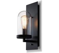 ISCBAFYX Appliques Appliques murales V-intage E27 Style Antique Prise de Lanterne Murale éclairage Industriel Fil Rustique Cage métallique Support intérieur lumière