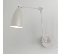 ISCBAFYX Appliques murales Applique Murale à Bras oscillant Industriel Lampe de Lecture Support Mural Luminaire Mural Vintage brossé Noir Ferme Antique (Blanc)