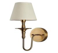 ISCBAFYX Appliques murales Applique Murale Antique en Fer d'intérieur, Lampe de Chevet Suspendue, Lampe de Lecture de Chevet réglable, Abat-Jour en Tissu pour étude de Chevet, hôtel, même Chambre