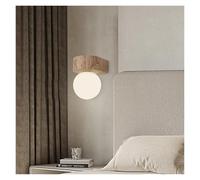 ISCBAFYX Appliques murales Applique Murale LED, Applique Murale en Verre dépoli Blanc marbre ing Lampe de Couloir en Pierre Naturelle Vintage Lampe Murale de Chevet pour Chambre à Coucher Salon tête