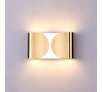 ISCBAFYX Appliques murales Applique Murale LED Up Down Applique en métal Applique Murale d'intérieur, 10 W 3000 K Spot Mural Luminaire d'intérieur Lampes de Lavage murales, Salon Chambre