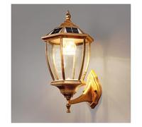 ISCBAFYX Appliques murales Applique Murale Solaire Applique Murale extérieure en Verre Lanterne Luminaire extérieur Appliques murales extérieures étanches (OneColor)